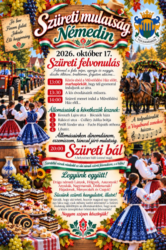 Szüreti plakát