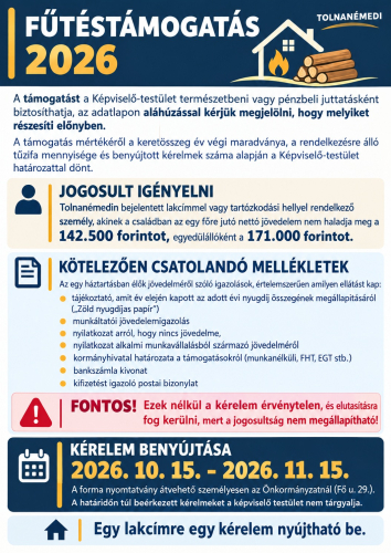 F?téstámogatás plakát 2026