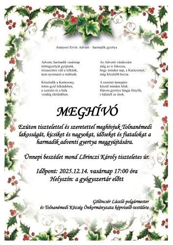 MEGHÍVÓ advent 2025 3